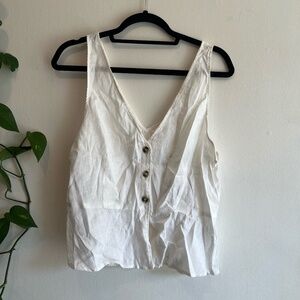[NWT] H&M Sleeveless Linen Blouse